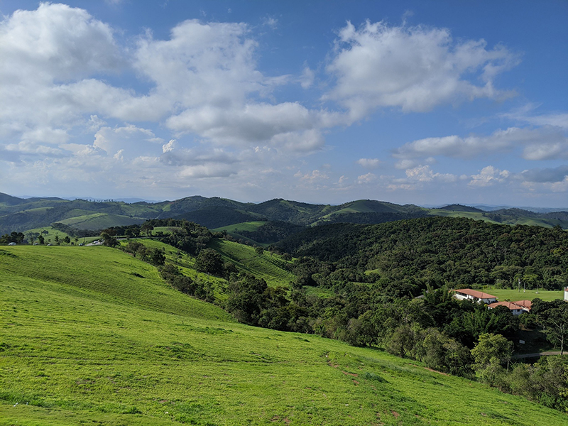 mixed use landscape in Brazil