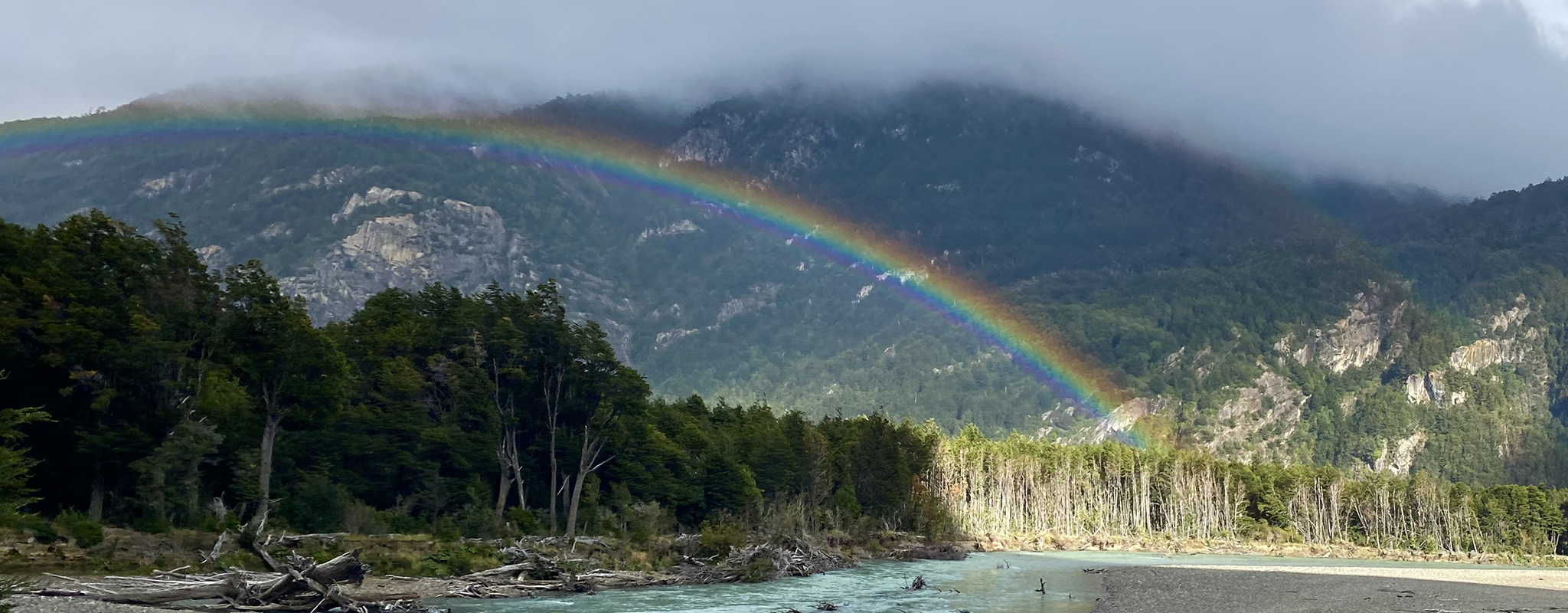 rainbow in Chile
