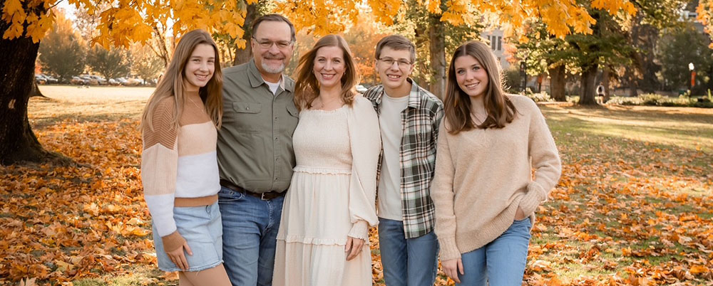Matt Mattioda and his family