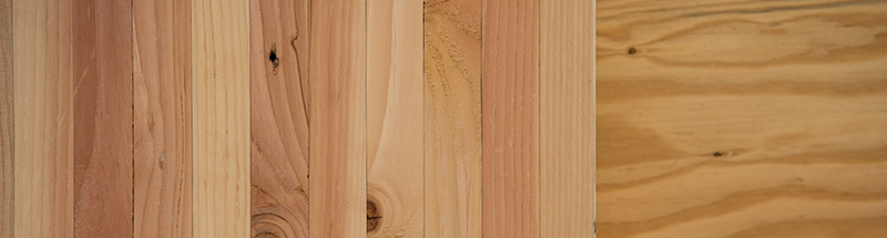mass timber close up