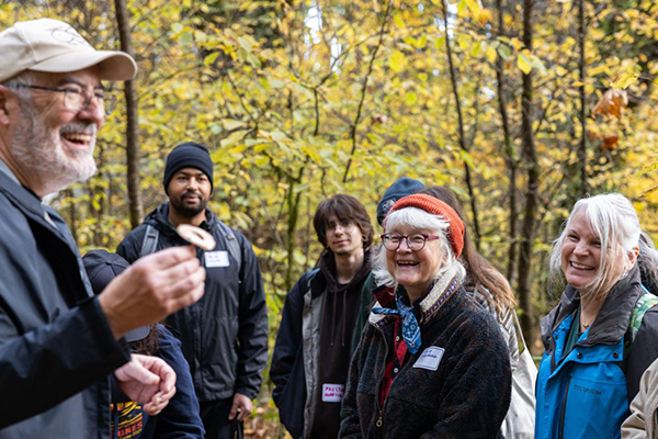 participants in mycology field day