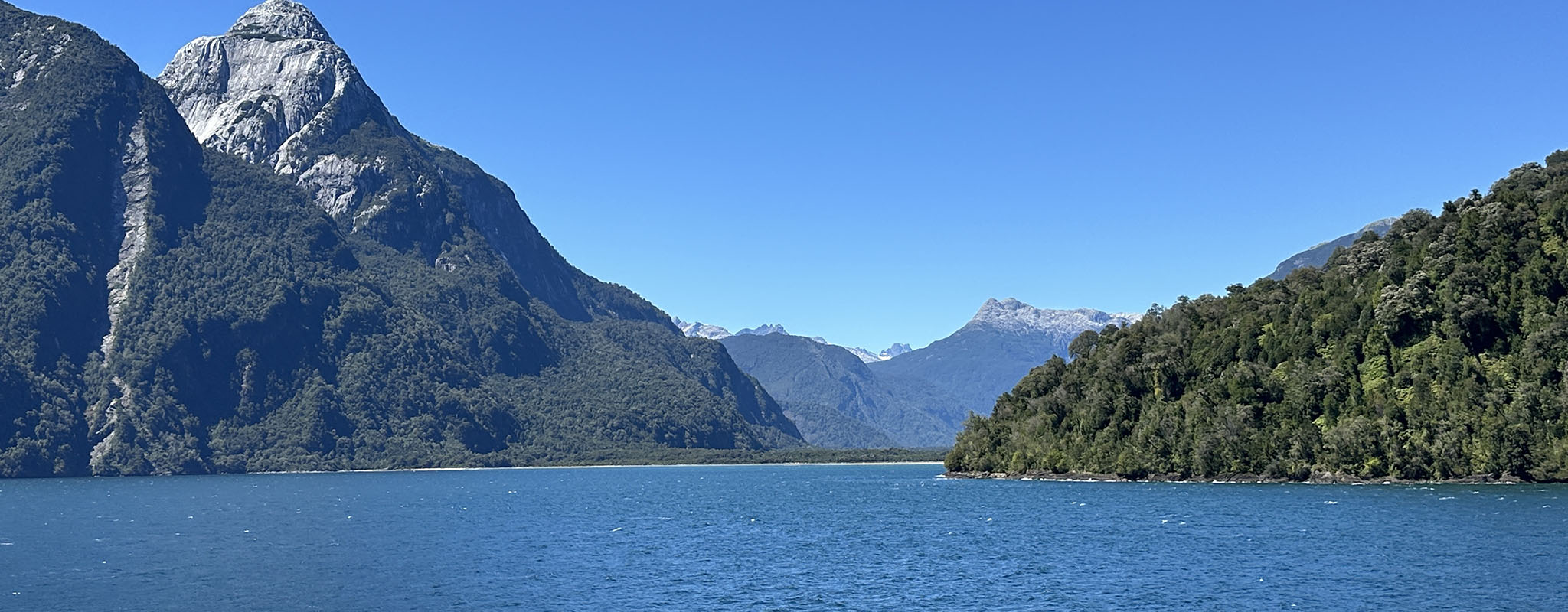 mountain and sea in Chile