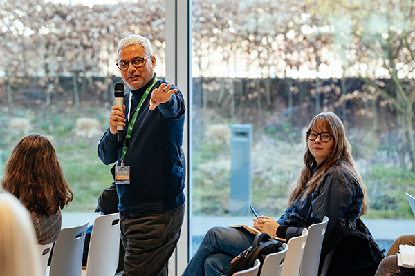 Rajat Panwar speaks at conference