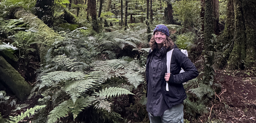 Abby Schroeder in New Zealand