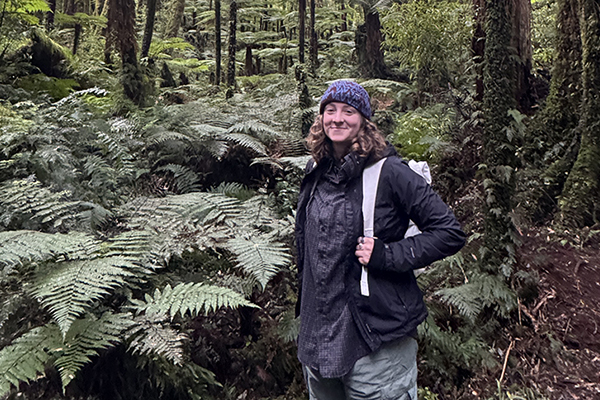 Abby Schroeder in New Zealand