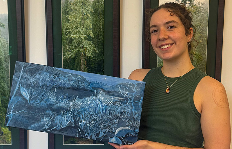 Avery Roos, “North Corvallis Beaver Dam”