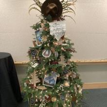 Decorated holiday tree