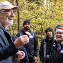 participants in mycology field day