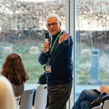 Rajat Panwar speaks at conference