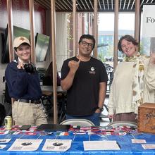 Our amazing IFSA leaders! From left to right, Christoph Anderson, Ankit Koirala, and Jill Aire.