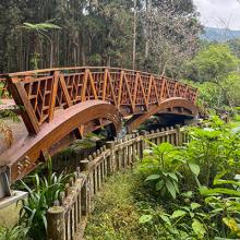 Taiwan's longest outdoor wooden bridge