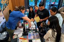 In 2025, OSU Extension joined community partners at the second Café Aquarium Multilingual Resource Fair at the Oregon Coast Aquarium in Newport. 