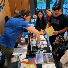 In 2025, OSU Extension joined community partners at the second Café Aquarium Multilingual Resource Fair at the Oregon Coast Aquarium in Newport. 